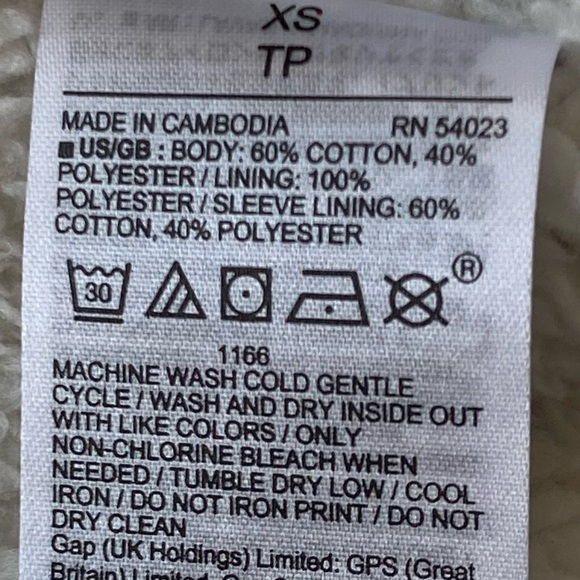 GAP Sherpa Hoodie GAP Vintage
90s Hooded Sweater Navy Size XS - Picture 10 of 13